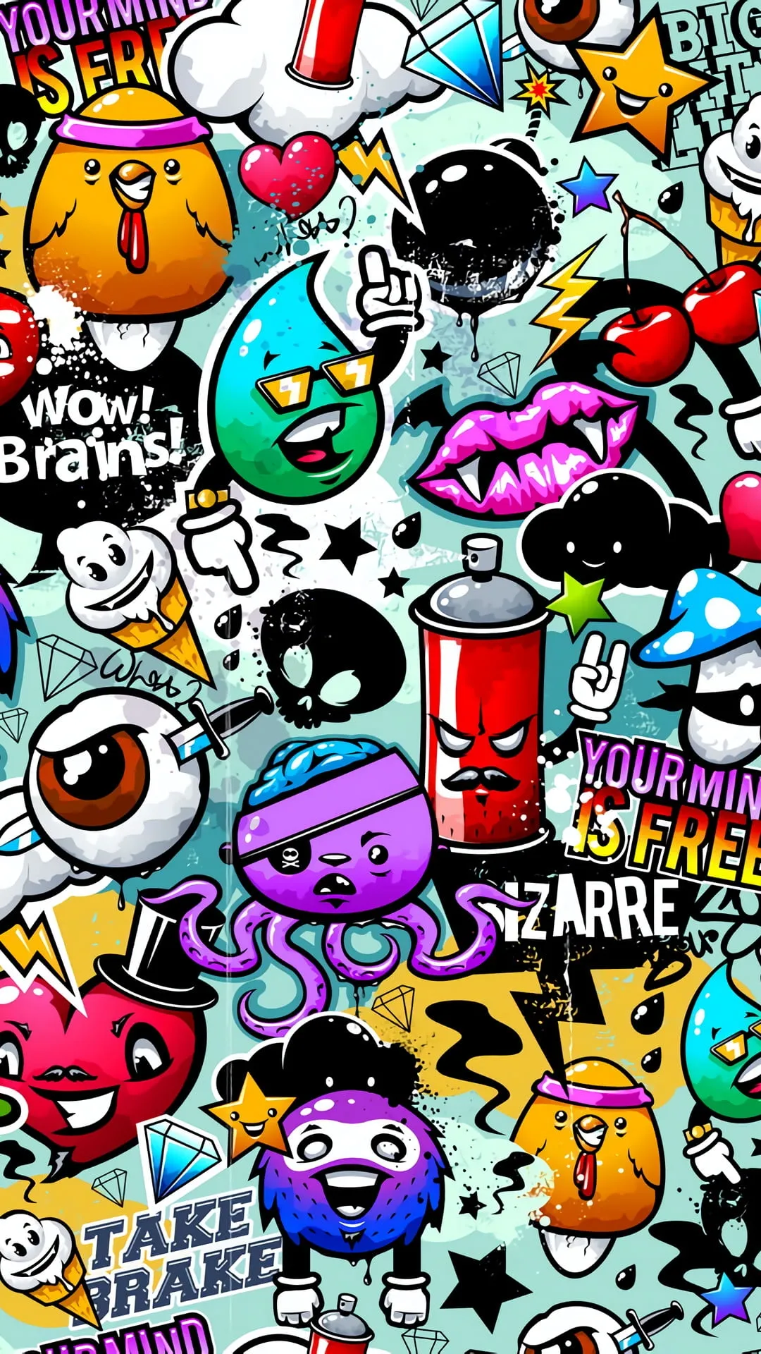 Colorful collage